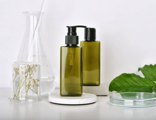 natural skincare beauty products researching lab